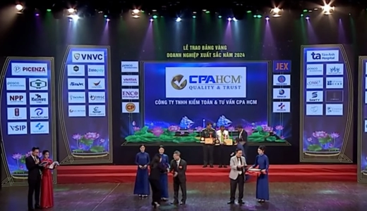 CPA HCM Vinh Danh TOP 20 Doanh Nghiệp Xuất Sắc 2024